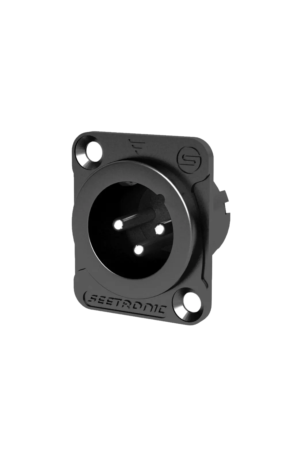 Панельный разъем XLR Seetronic MJ3F2C-B тип D 3-pin