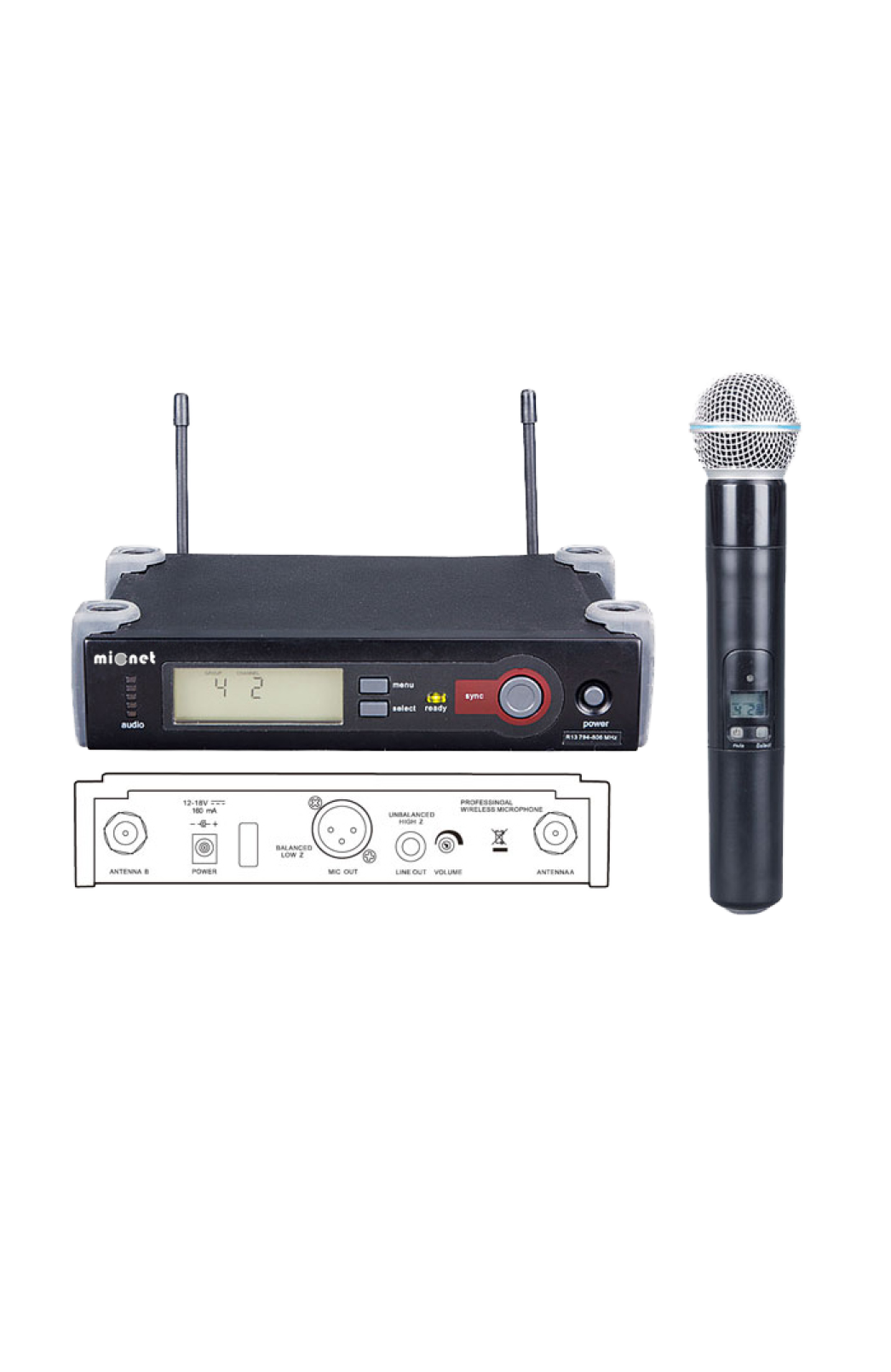 Микрофонная радиосистема Micnet Solo Lead XB