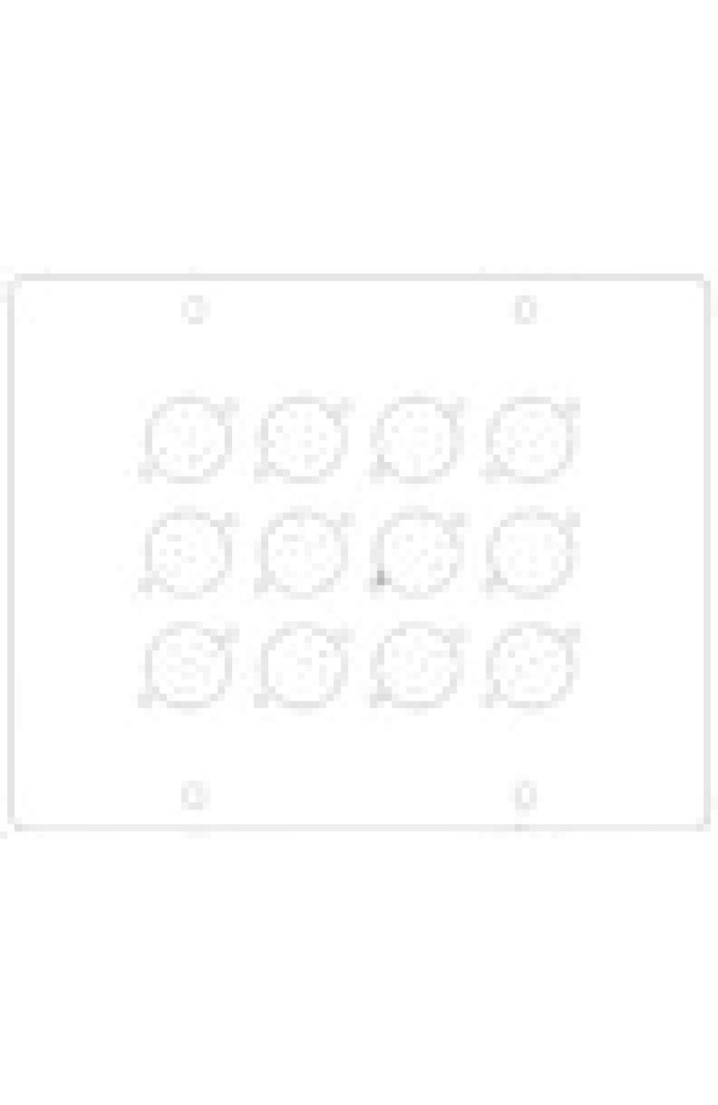 Установочная пластина для лючка OП4-D12
