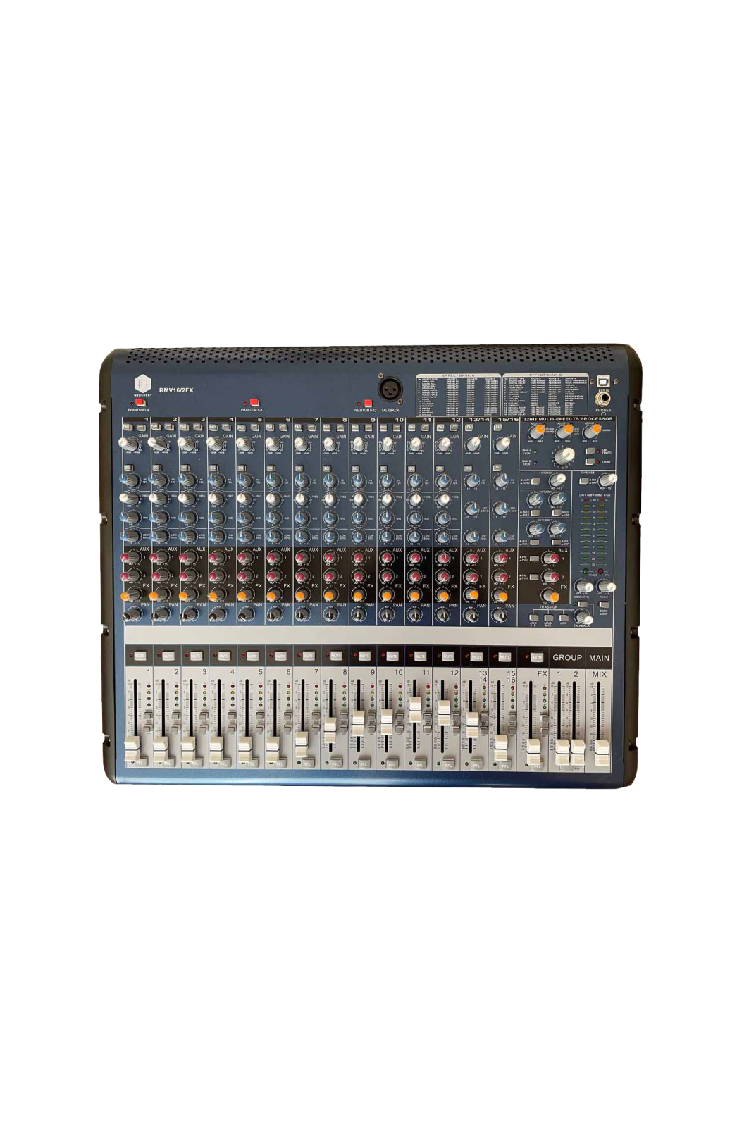 Микшерный пульт Wingreat RMV16/2FX