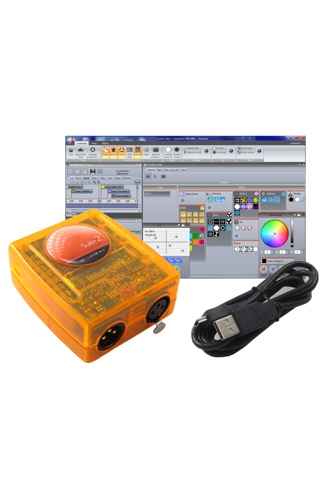 Световой пульт SUNLITE SUITE2-BC DMX
