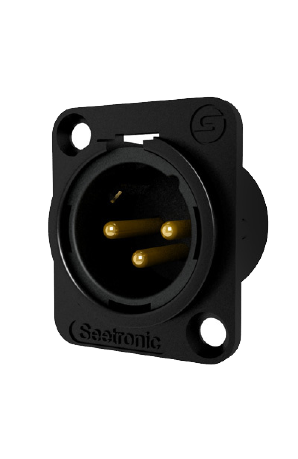 Панельный разъем XLR Seetronic J3F2C-B тип D 3-pin