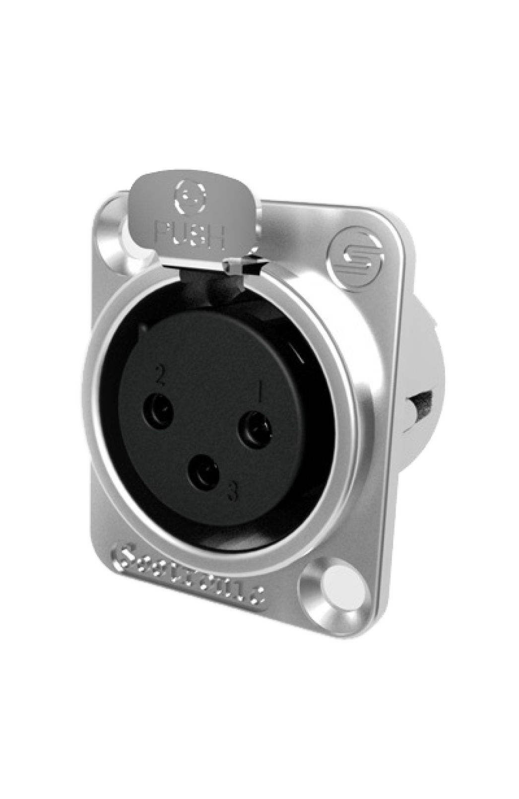 Панельный разъем XLR Seetronic K3F2C тип D 3-pin