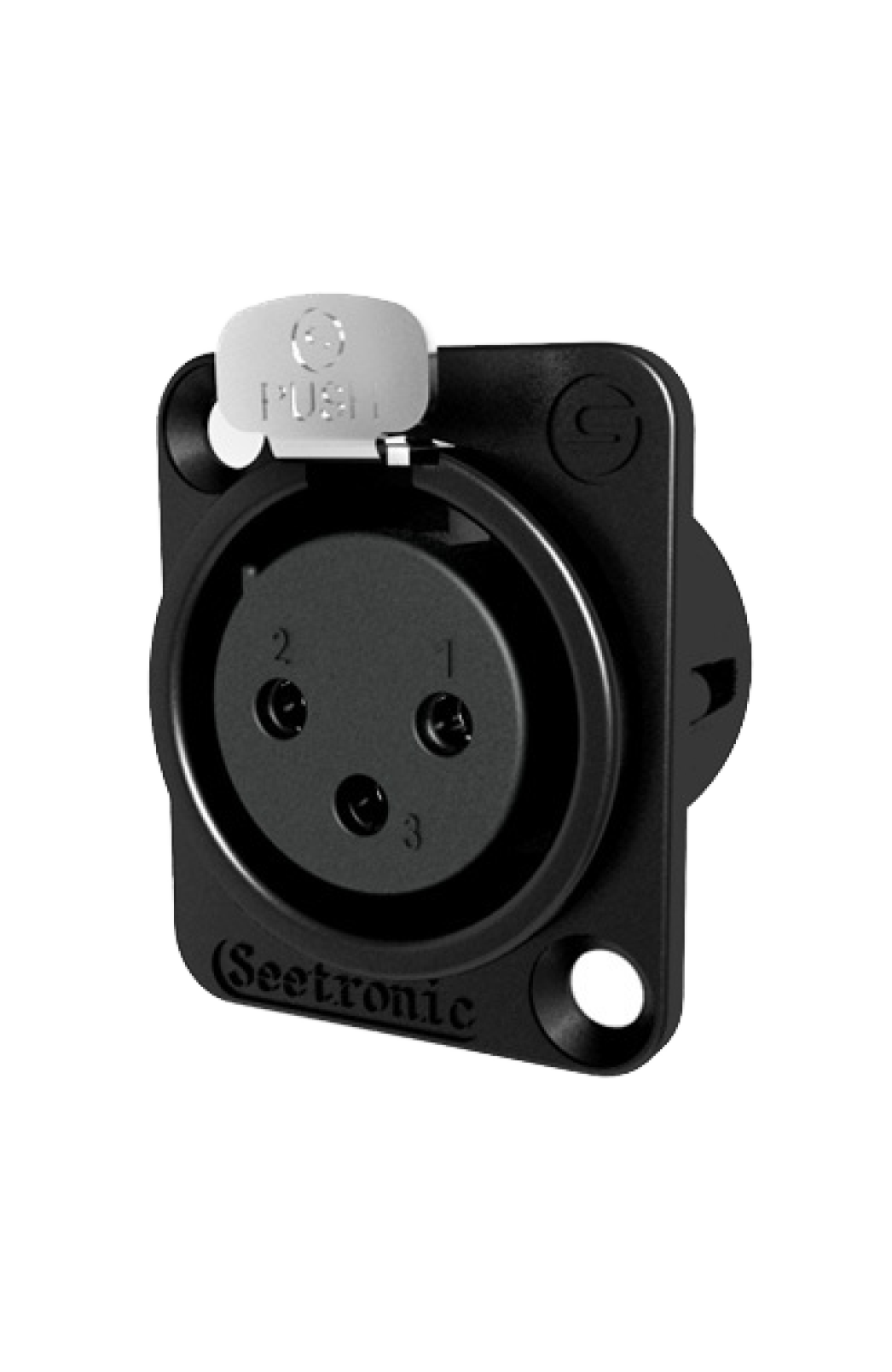 Панельный разъем XLR Seetronic K3F2C-B тип D 3-pin