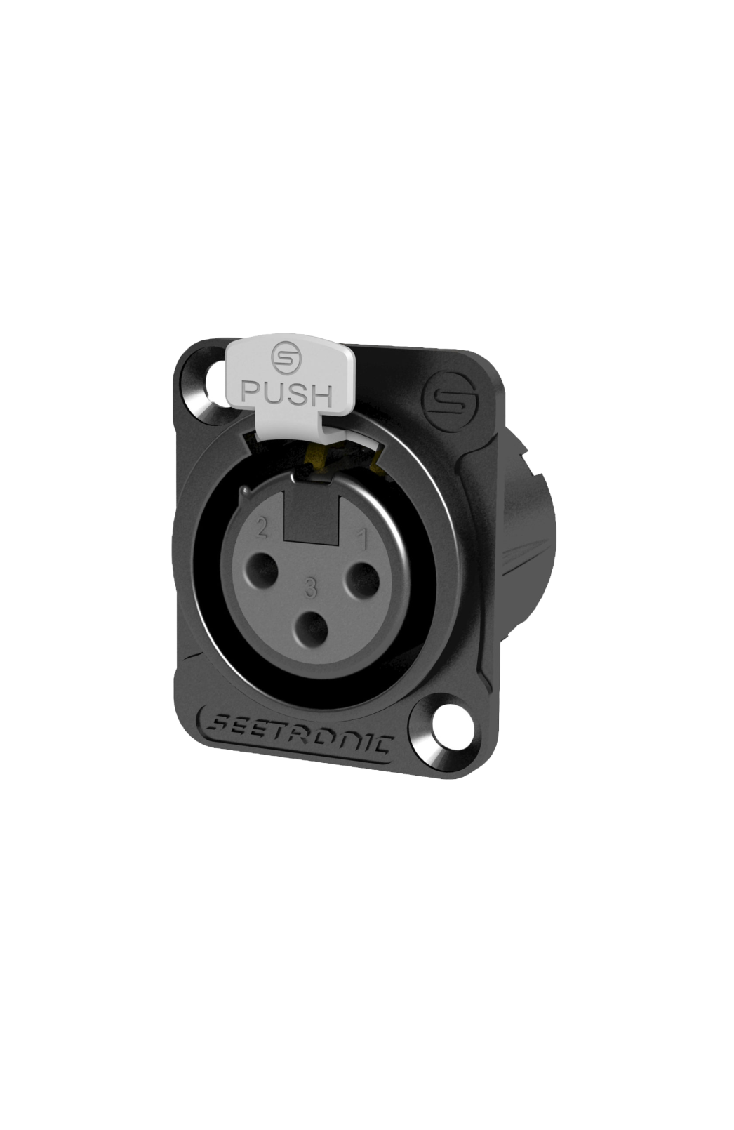 Панельный разъем XLR Seetronic MK3F2C-B тип D 3-pin