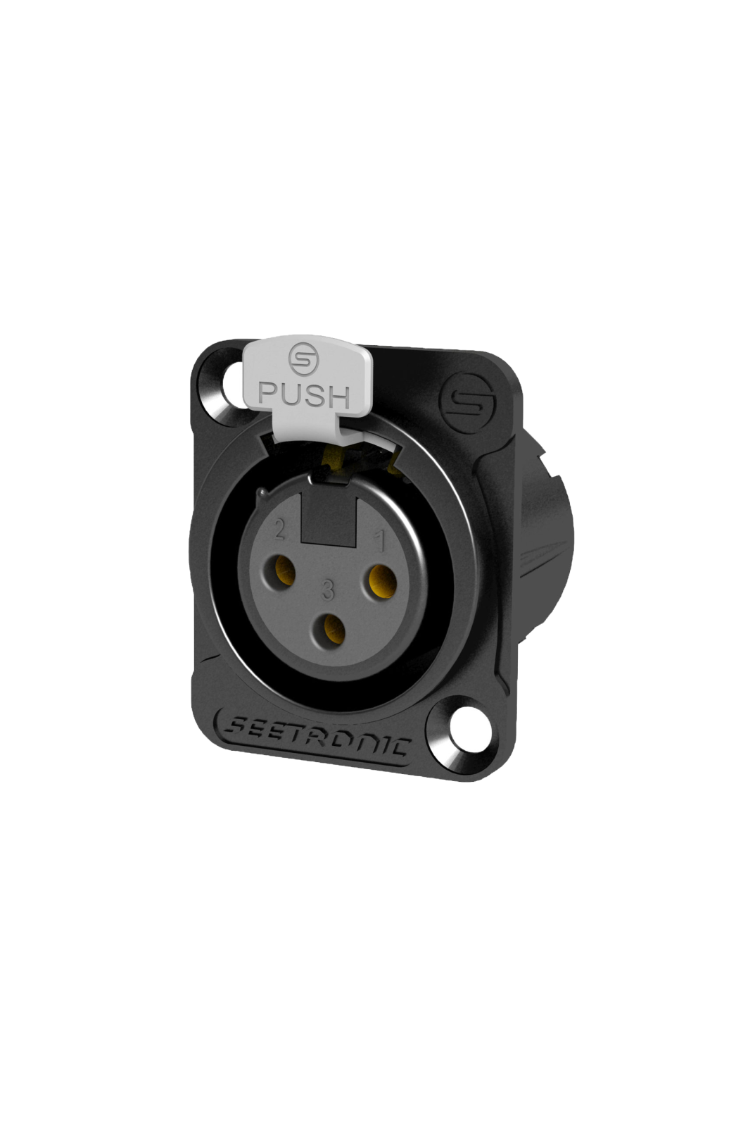 Панельный разъем XLR Seetronic MK3F2C-BG тип D 3-pin