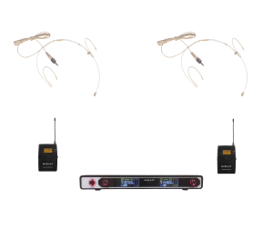 Микрофонная радиосистема Micnet Dual Head Set (2 головных микрофона)