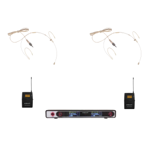 Микрофонная радиосистема Micnet Dual Head Set (2 головных микрофона)