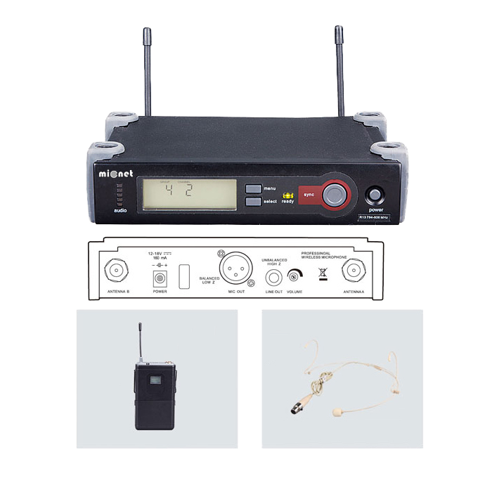 Микрофонная радиосистема петличная Micnet Solo Lead XB