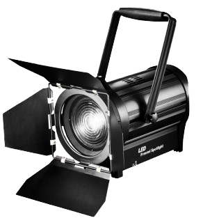 Театральный прожектор с линзой Френеля PL-Thealedspot 300W RGBW Zoom